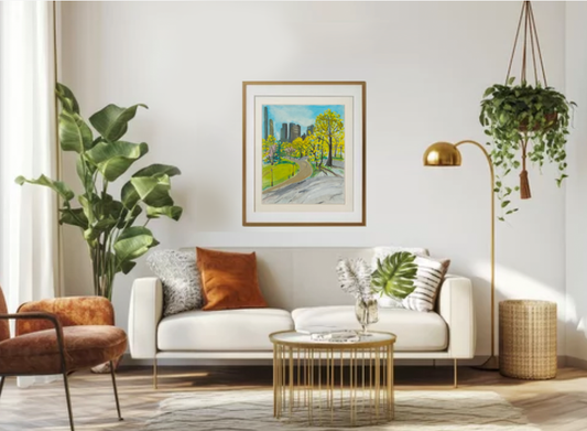 Spring in Central Park – Original Oil Painting, 20"x24"