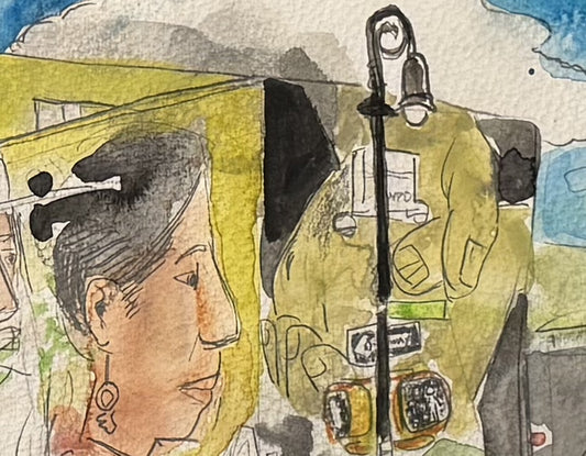 10" x 8" Watercolor Print - Bushwick Morning